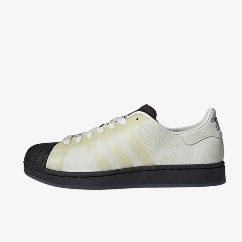 Adidas Shoes Superstar - รองเท้าสตรีทบอร์ด Adidas รุ่น SUPERSTAR ของแท้ สีเบจและดำ