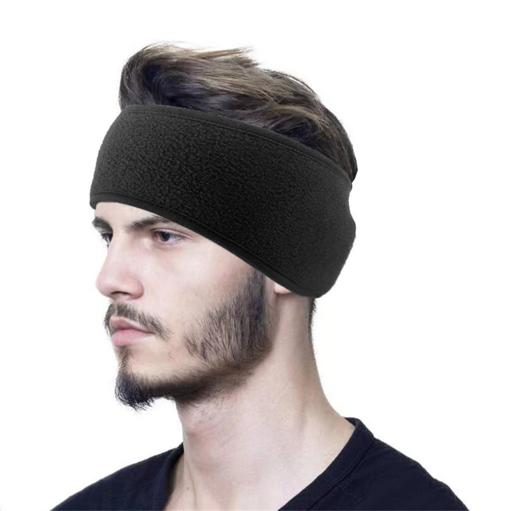 Fleece Ear Warmer Band - ที่ปิดหูผ้าฟลีซสำหรับฤดูหนาว 1 ชิ้น ป้องกันความหนาวเย็น ผ้าคลุมหูอุ่นๆ ที่คาดผมแบบผ้าคาดผม