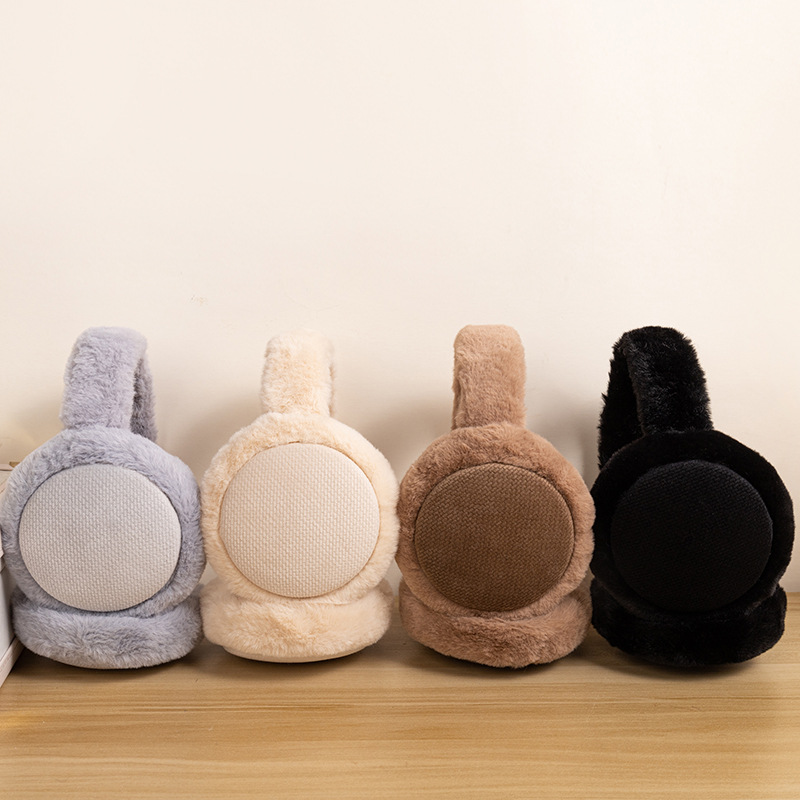 Earmuffs Foldable - ที่ปิดหูกันหนาวแบบพับได้ ปรับขนาดได้ ทันสมัย สำหรับคู่รัก ป้องกันความหนาวเย็น สำหรับผู้ชายและผู้หญิง
