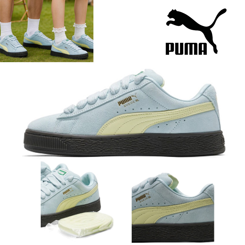 Puma Shoes Suede Classic - พูม่า มิด โลว์ ท็อป คลาสสิครองเท้าสเก็ตบอร์ดแบบลำลอง น้ำหนักเบา
