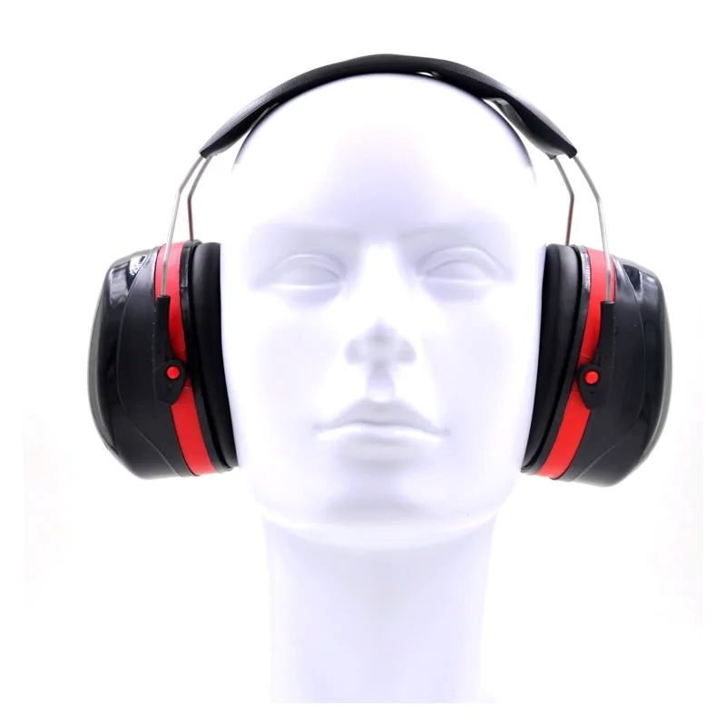 Earmuffs Foldable - ป้องกันเสียงรบกวนหัวปรับ Earmuffs พับ NRR 30dB ฉนวนกันความร้อนป้องกันหูสําหรับทํางานศึกษายิงป้องกันการได้ยิน