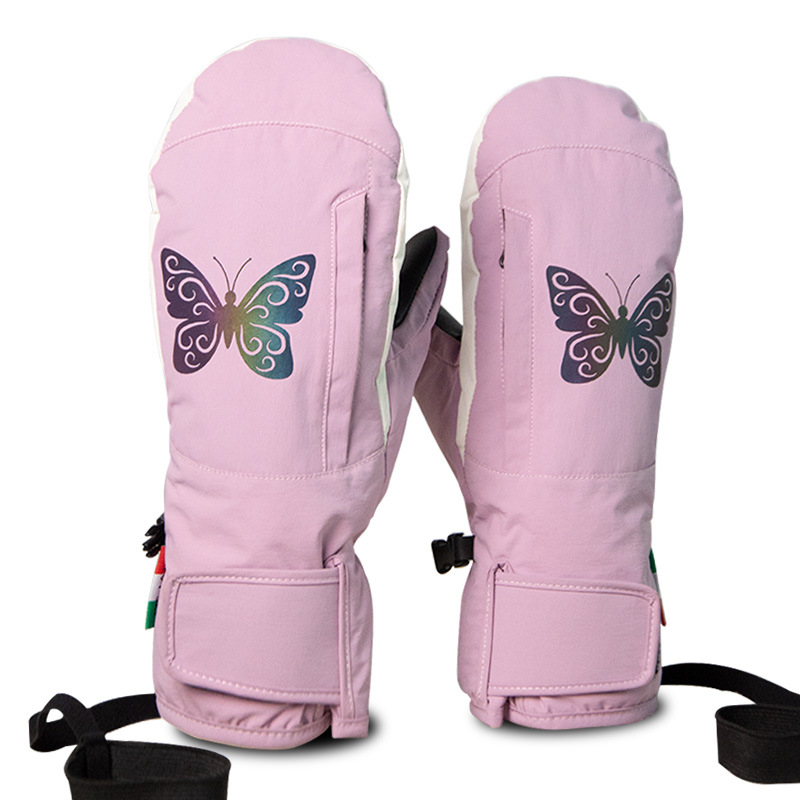 Snow Glove Insulated - ฤดูหนาวกันน้ำผู้หญิงถุงมือหิมะกีฬากลางแจ้งผู้ชายภูเขาถุงมือสกีรถจักรยานยนต์ฉนวนสโนว์บอร์ดถุงมือ