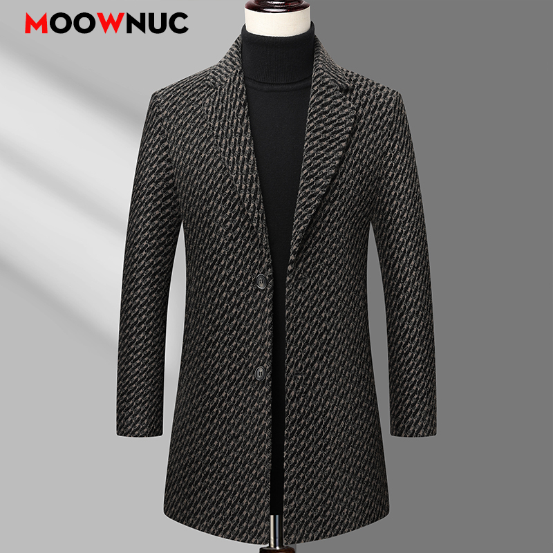 Wool Coat Peacoat - เสื้อโค้ทผู้ชาย เสื้อแจ็คเก็ตขนสัตว์ผู้ชาย เสื้อผ้าผู้ชายสำหรับฤดูใบไม้ร่วง เสื้อคลุมผู้ชาย เสื้อโค้ทขนสัตว์ผู้ชาย เสื้อโค้ทกันหนาวผู้ชาย