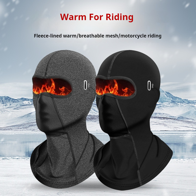 Balaclava Ski Mask - ขี่จักรยานไหมพรมกลางแจ้งขี่หมวกกันน็อครถจักรยานยนต์ที่อบอุ่นระบายอากาศน้ําแข็งWindproofผ้าพันคอเย็นป้องกันใบหน้าหน้ากากสกีฤดูหนาว