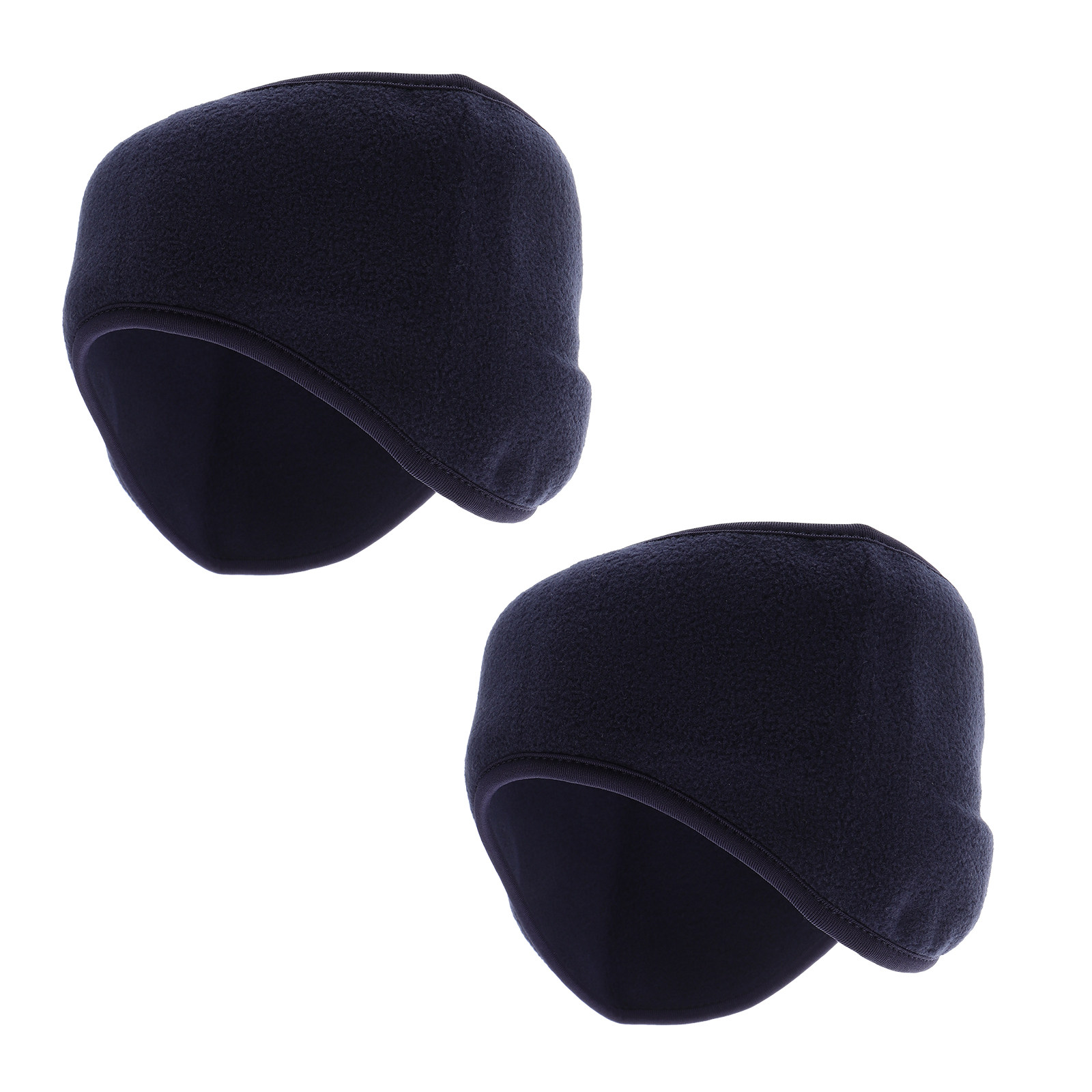 Fleece Ear Warmer Band - ที่คาดผมกันหนาวแบบยูนิเซ็กส์ 2 ชิ้น ทำจากผ้าฟลีซกันหนาว สำหรับเล่นสกี สเก็ต