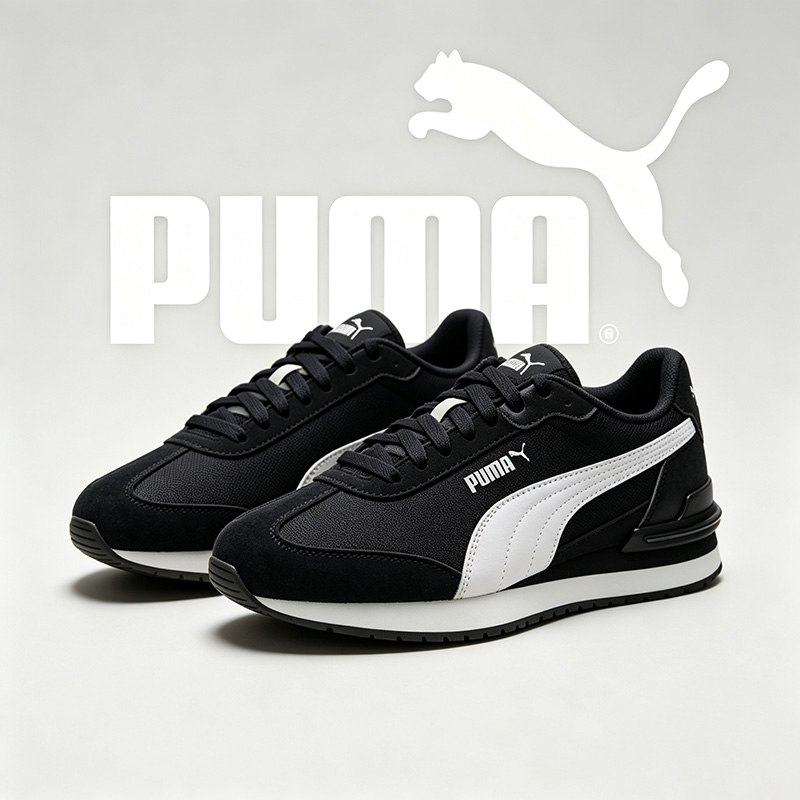 Puma Shoes Suede Classic - รองเท้ากีฬาและลำลองน้ำหนักเบาแบบคลาสสิกสำหรับผู้ชายและผู้หญิงของแท้จาก Puma รุ่น 399666-01