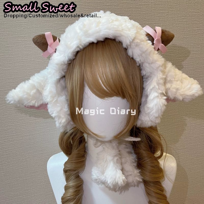 Winter Headband Fleece - ที่คาดผมขนแกะสไตล์ Y2K สำหรับสาวๆ น่ารักๆ อุปกรณ์เสริมผม โลลิต้า