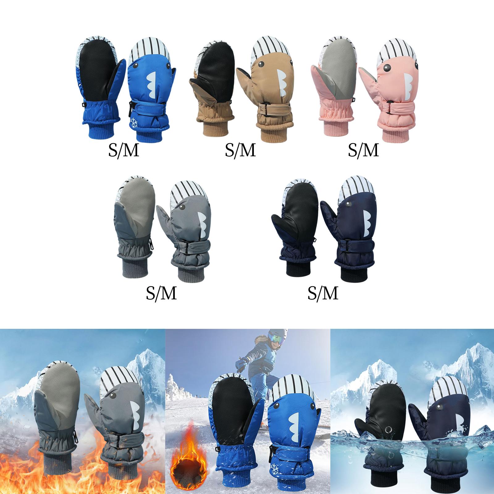 Snow Glove Insulated - ถุงมือกันหนาวแบบพกพา หนาขึ้น ให้ความอบอุ่นสบาย สำหรับเด็กผู้หญิงตัวเล็ก
