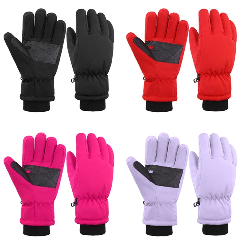 Snow Glove Insulated - 49ME 2 ชิ้นกันน้ำเด็กสกีถุงมืออุ่นฉนวนป้องกันความเย็นถุงมือหิมะ