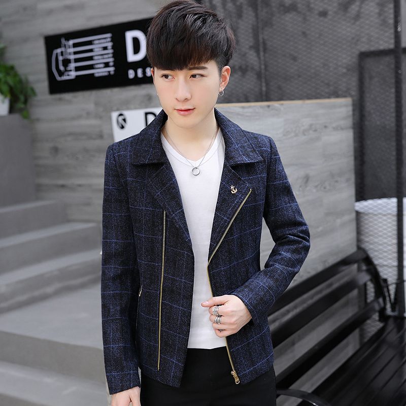 เสื้อโค้ทขนสัตว์ผสมทรงสั้นสำหร - Wool Coat Peacoat บทวิจารณ์และราคา