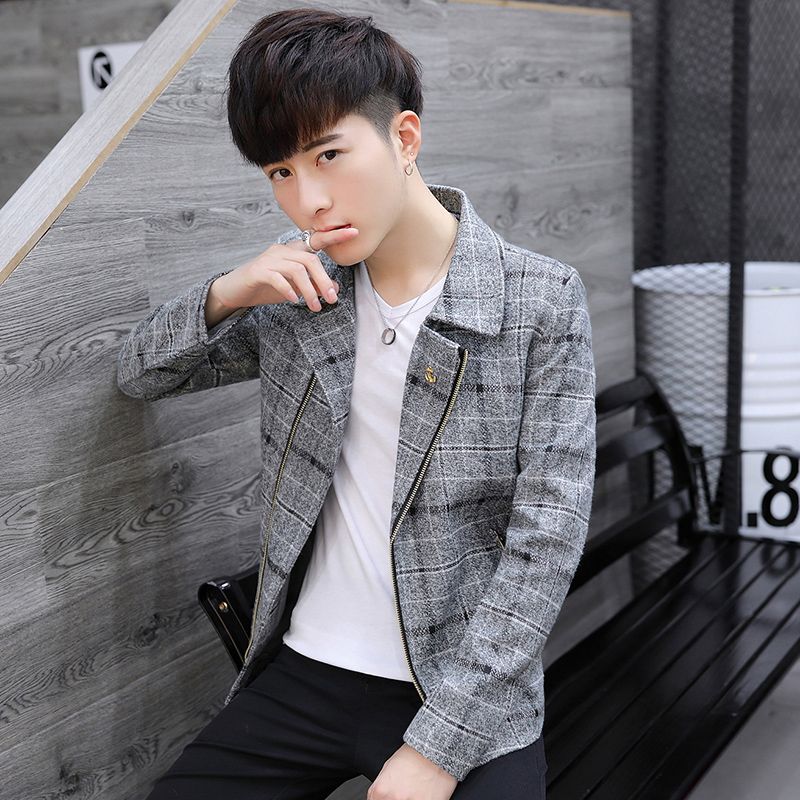 เสื้อโค้ทขนสัตว์ผสมทรงสั้นสำหร - Wool Coat Peacoat บทวิจารณ์และราคา