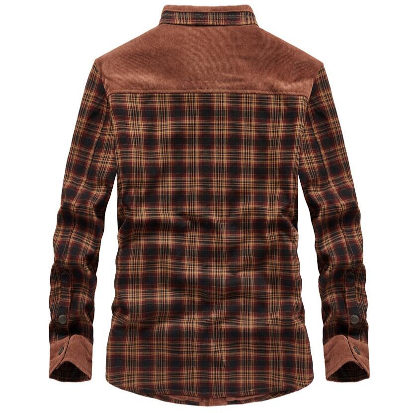 เสื้อแจ็คเก็ตผู้ชายสำหรับฤดูหน - Flannel Shirt Lined บทวิจารณ์และราคา