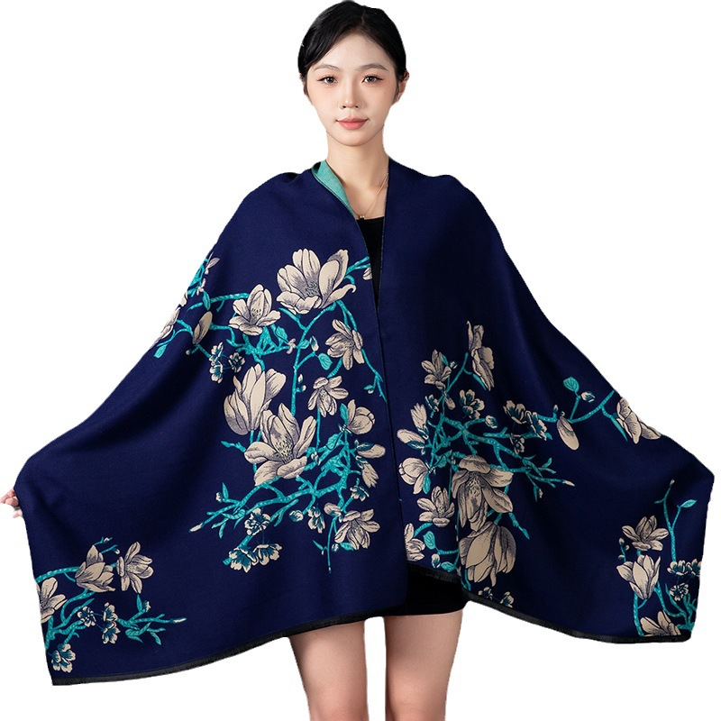 ผู้หญิงฤดูหนาวผ้าคลุมไหล่ผ้าพั - Cashmere Pashmina Wrap บทวิจารณ์และราคา