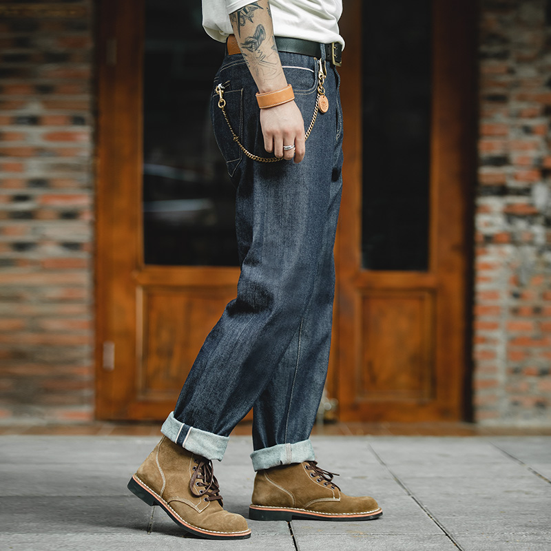 กางเกงยีนส์เดนิมดิบทรงตรง Made - Levis Jeans 501 บทวิจารณ์และราคา