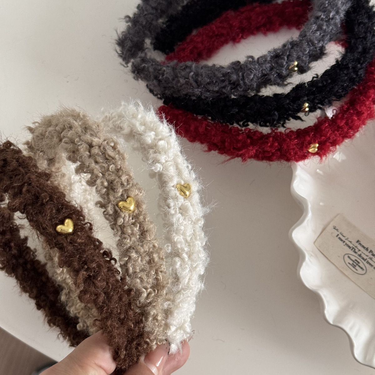 ที่คาดผมผ้าฟลีซขนนุ่มสไตล์วินเ - Winter Headband Fleece บทวิจารณ์และราคา