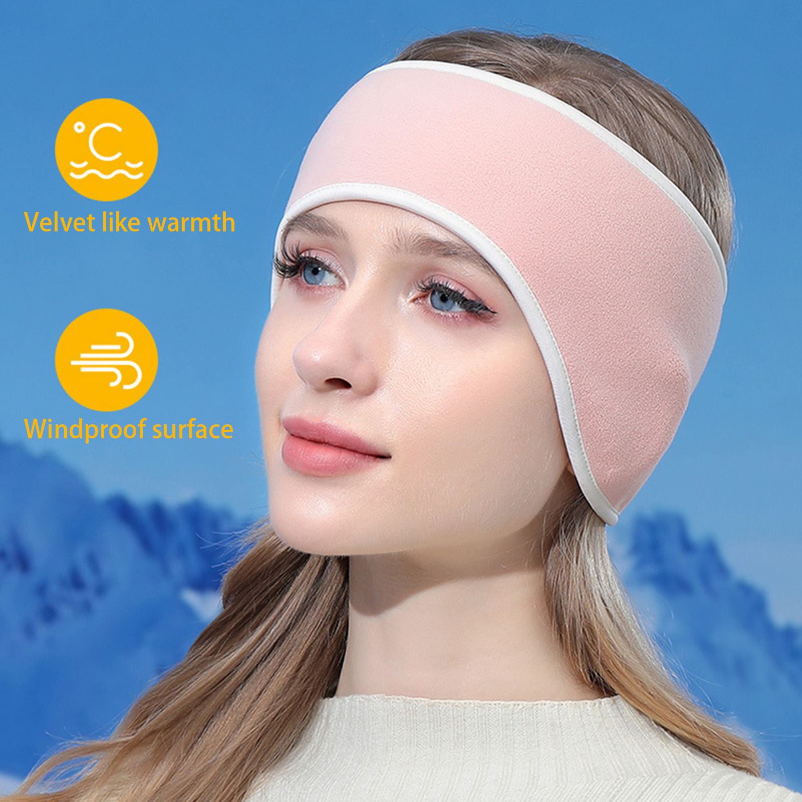 ที่ปิดหูแบบขนแกะน้ำหนักเบาสำหร - Fleece Ear Warmer Band บทวิจารณ์และราคา