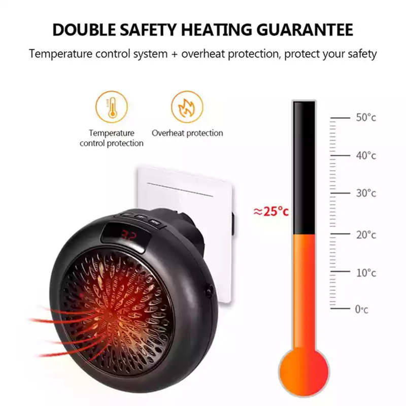 900W Mini Plug-in เครื่องทำควา - Hand Warmer Electric บทวิจารณ์และราคา