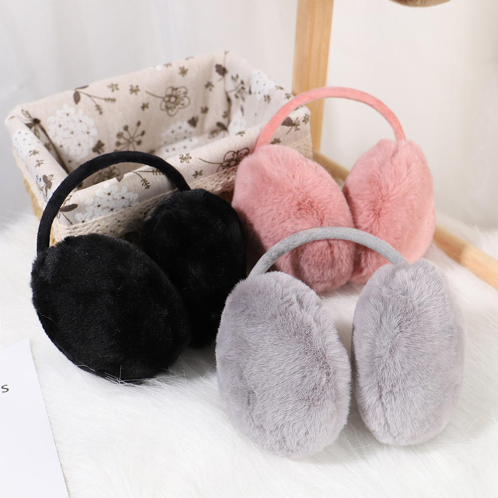 ที่ครอบหูฤดูหนาวขนฟูขนเทียมสำห - Earmuffs Foldable บทวิจารณ์และราคา