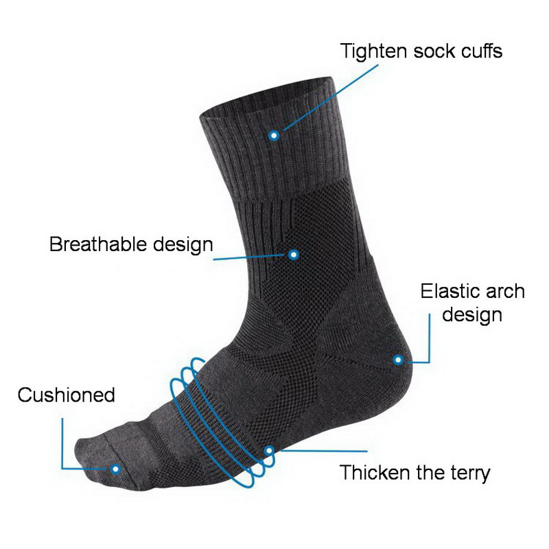 1 คู่ Merino ขนสัตว์ถุงเท้าฤดู - Thermal Sock Wool บทวิจารณ์และราคา