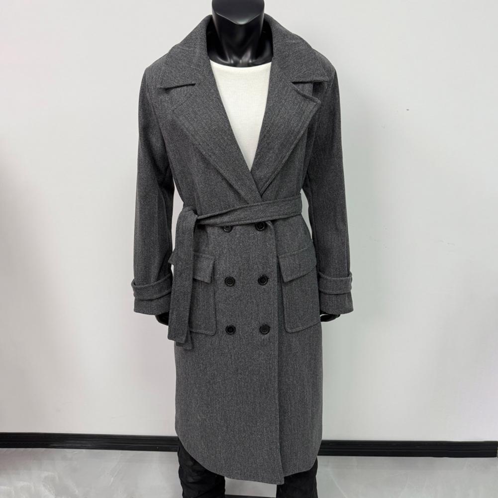 เสื้อโค้ทแขนยาวสำหรับผู้หญิง เ - Wool Coat Peacoat บทวิจารณ์และราคา