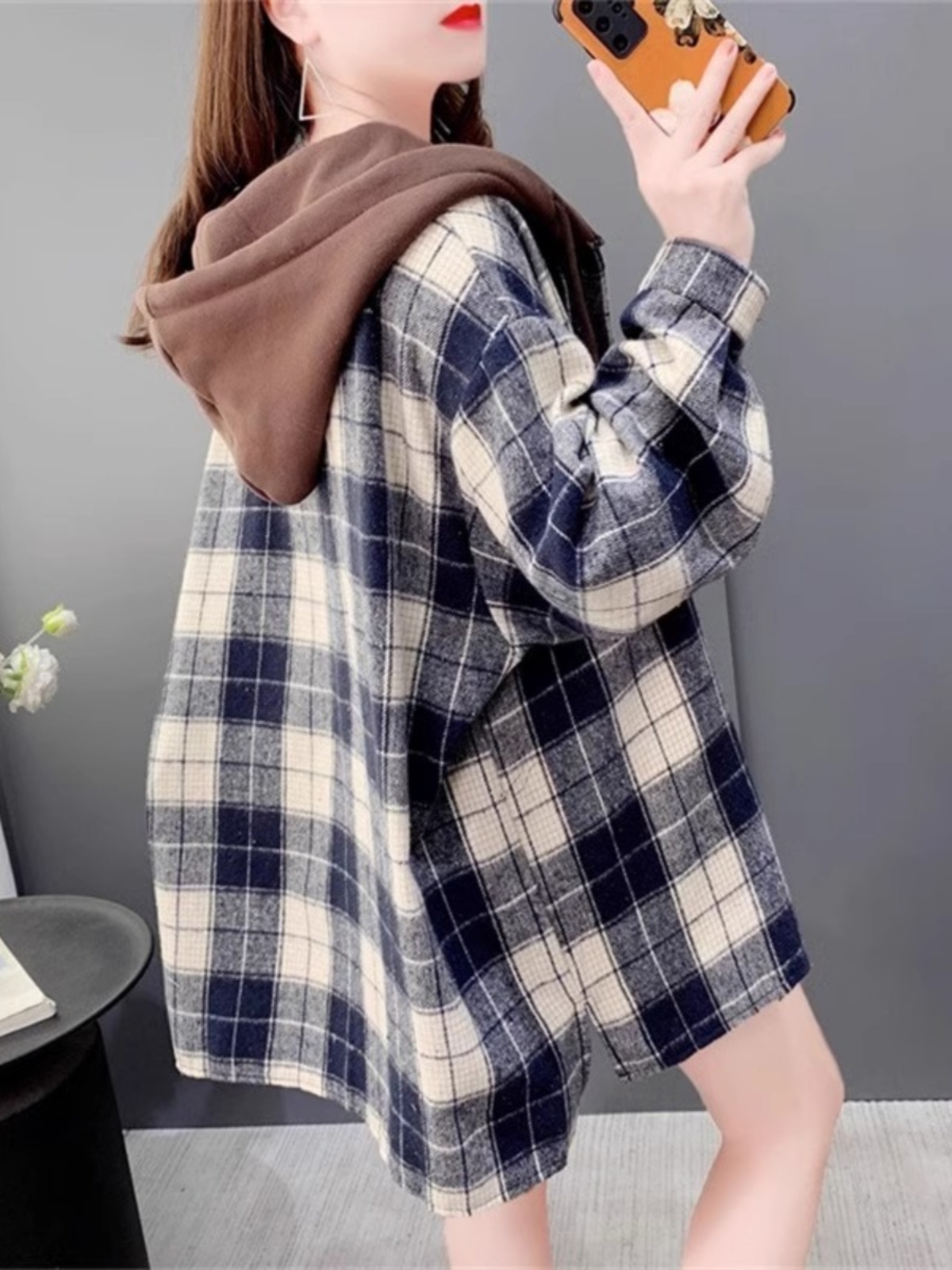 เสื้อแจ็คเก็ตผ้าสักหลาดลายสก๊อ - Flannel Shirt Lined บทวิจารณ์และราคา