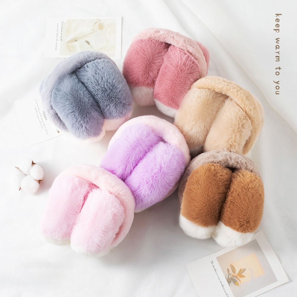 ที่ปิดหูขนเฟอร์เทียมแฟชั่น สีล - Earmuffs Foldable บทวิจารณ์และราคา