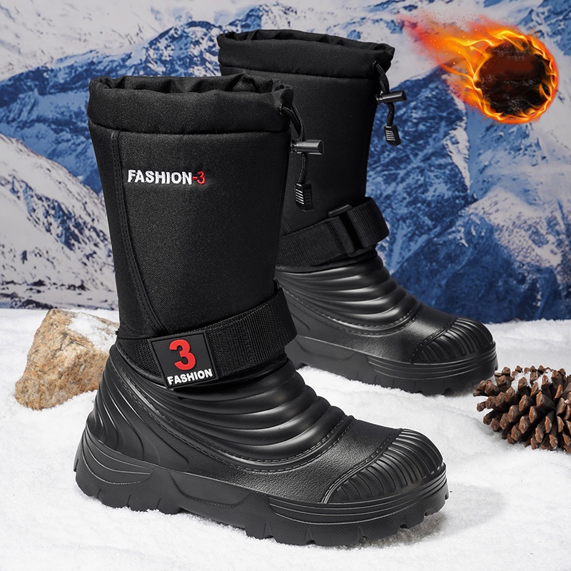 รองเท้าบูทหิมะใหม่สำหรับผู้ชาย - Waterproof Winter Boot บทวิจารณ์และราคา
