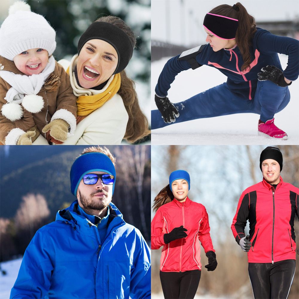 ที่คาดผมขนแกะสำหรับผู้หญิงและเ - Fleece Ear Warmer Band บทวิจารณ์และราคา