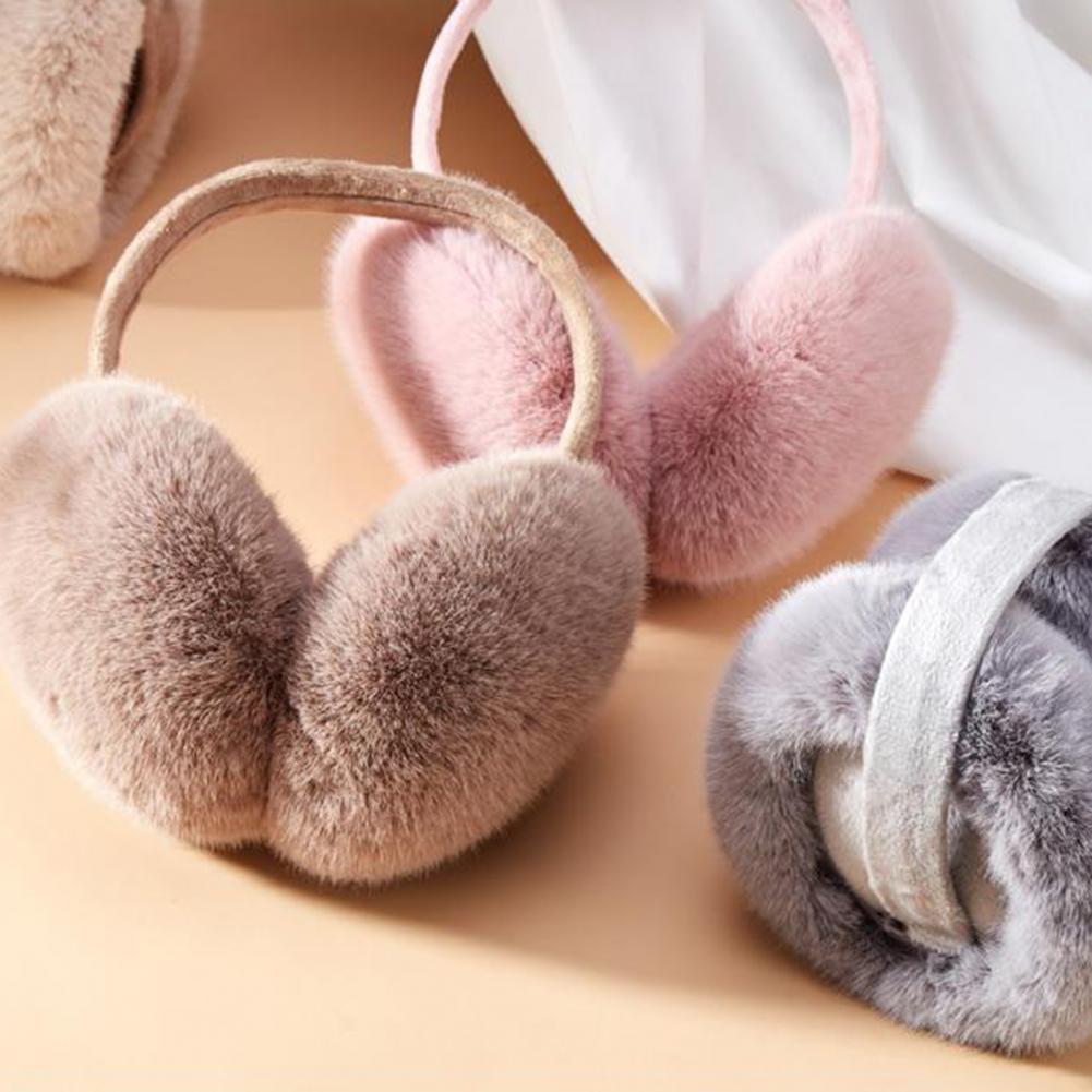 ผู้หญิงฤดูหนาว Earmuffs Plush  - Earmuffs Foldable บทวิจารณ์และราคา