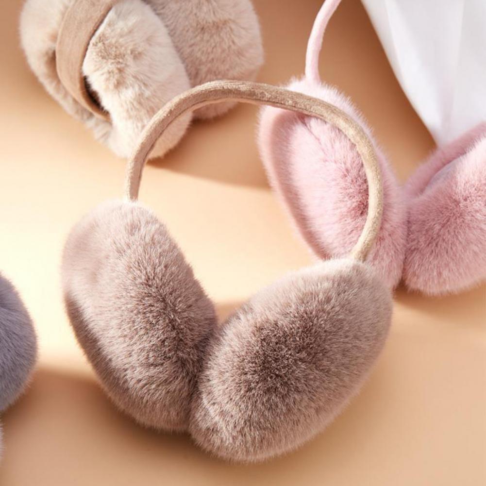 ผู้หญิงฤดูหนาว Earmuffs Plush  - Earmuffs Foldable บทวิจารณ์และราคา