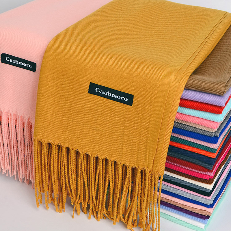 Multi-Purpose เลียนแบบผ้าพันคอ - Cashmere Pashmina Wrap บทวิจารณ์และราคา