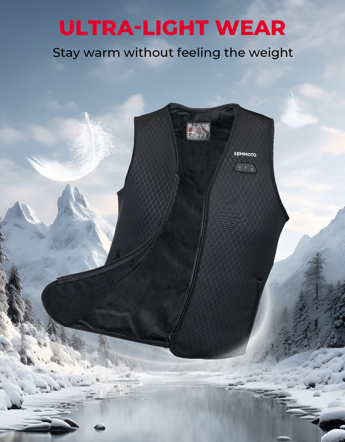 เสื้อกั๊กอุ่นน้ำหนักเบา ใช้พลั - Heated Vest Battery บทวิจารณ์และราคา