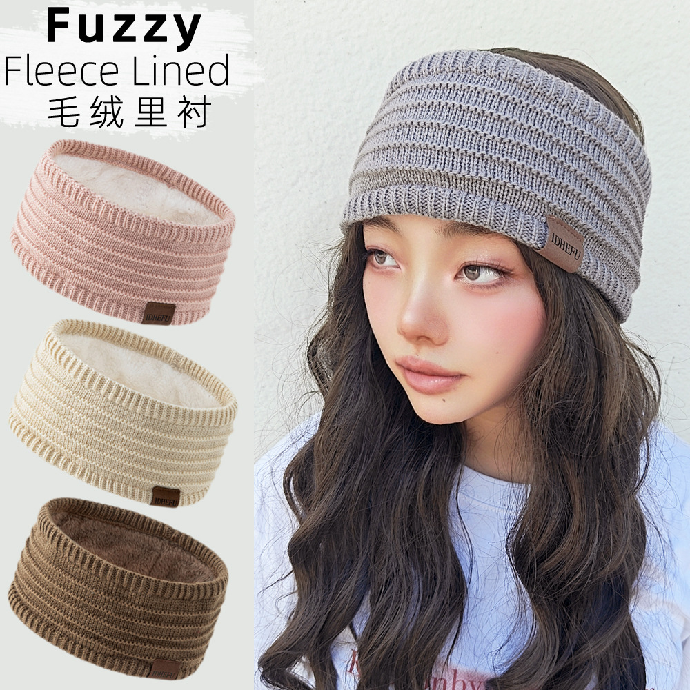 ที่คาดผมถักไหมพรมบุขนแกะสำหรับ - Fleece Ear Warmer Band บทวิจารณ์และราคา
