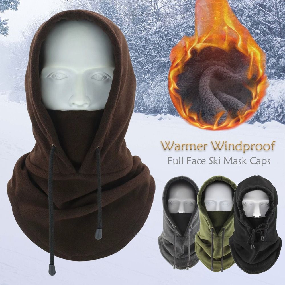 หมวกไหมพรมผ้าฟลีซสำหรับผู้ชาย, - Balaclava Ski Mask บทวิจารณ์และราคา