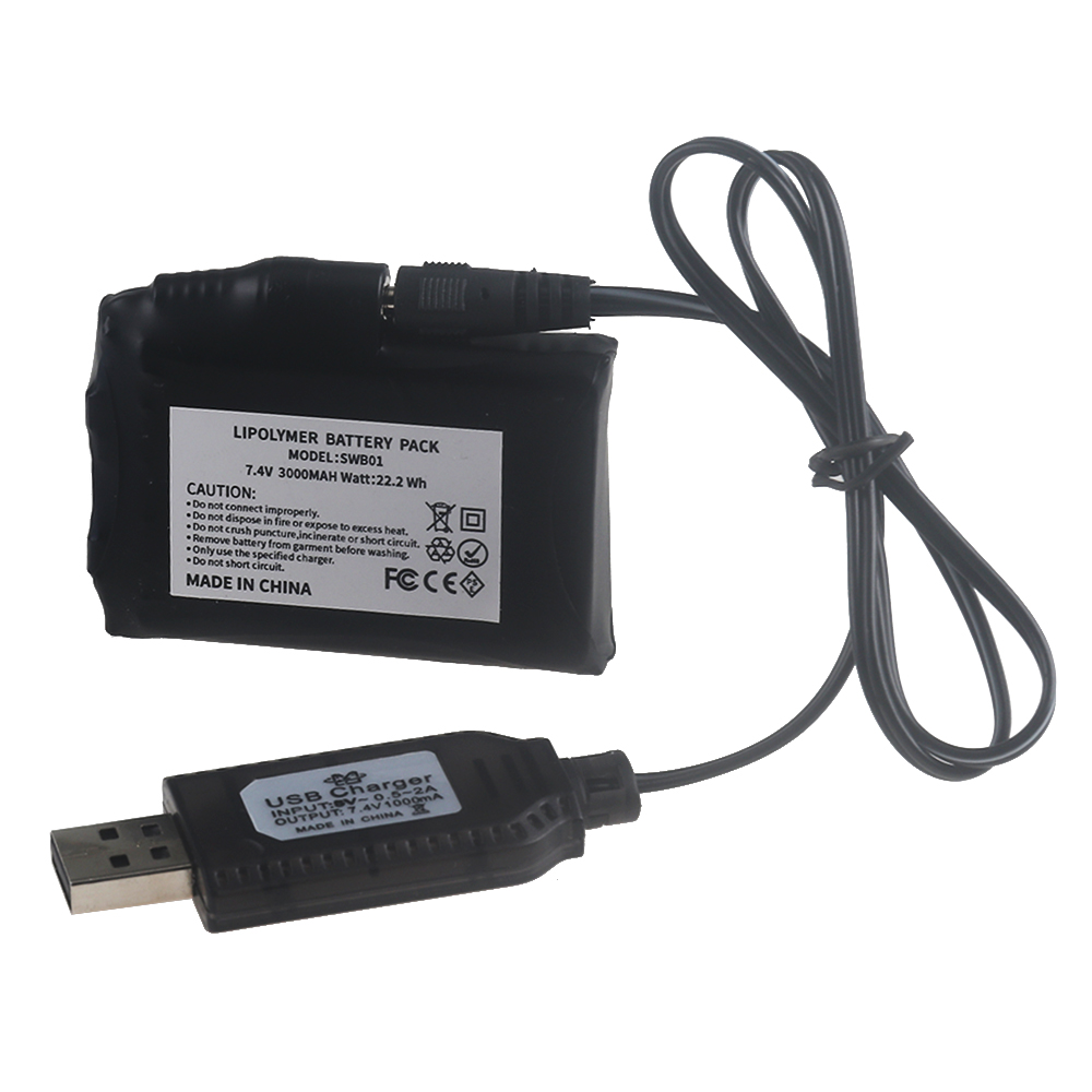 แบตเตอรี่ลิเธียมโพลิเมอร์ 7.4V - Heated Vest Battery บทวิจารณ์และราคา