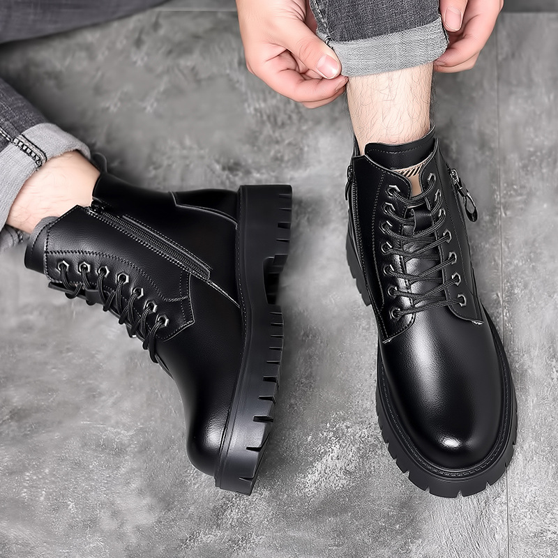 รองเท้าบูทหนังแท้สไตล์คลาสสิกส - Waterproof Winter Boot บทวิจารณ์และราคา