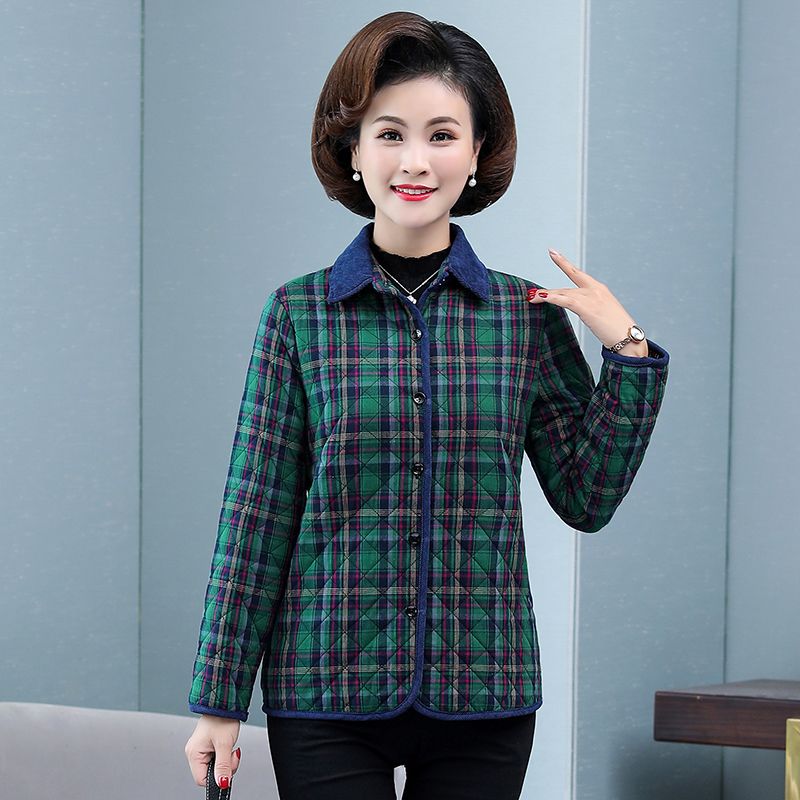 เสื้อเชิ้ตผ้าฝ้ายลายสก๊อตฤดูใบ - Flannel Shirt Lined บทวิจารณ์และราคา