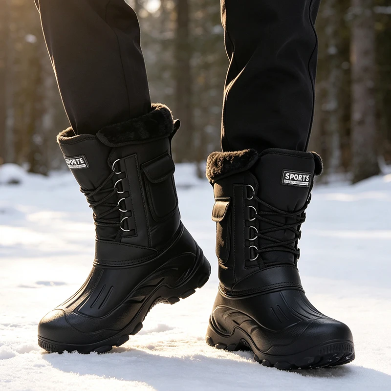รองเท้าบูทหิมะสำหรับผู้ชาย รอง - Waterproof Winter Boot บทวิจารณ์และราคา