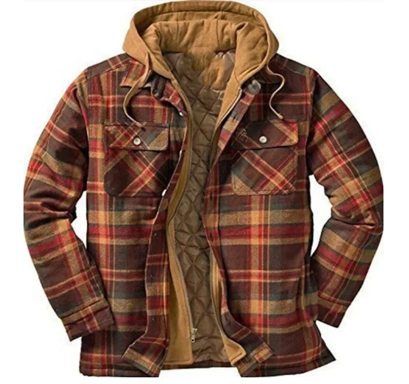 เสื้อแจ็คเก็ตผ้าแฟลนเนลลายสก็อ - Flannel Shirt Lined บทวิจารณ์และราคา