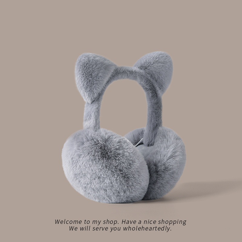 ที่ปิดหูแบบพับได้รูปหูแมว ผ้าพ - Earmuffs Foldable บทวิจารณ์และราคา