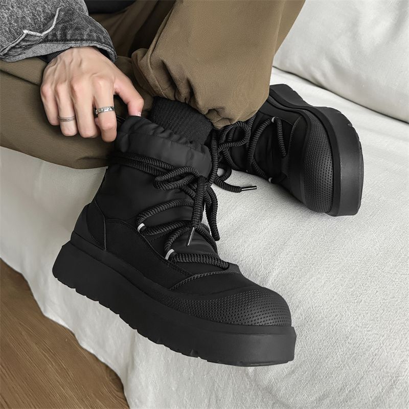 รองเท้าบูทหิมะผู้ชายแบบใหม่ ดี - Waterproof Winter Boot บทวิจารณ์และราคา