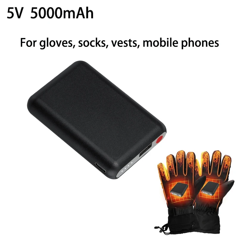 พาวเวอร์แบงค์ 5V 5000mAh แบตเต - Heated Vest Battery บทวิจารณ์และราคา