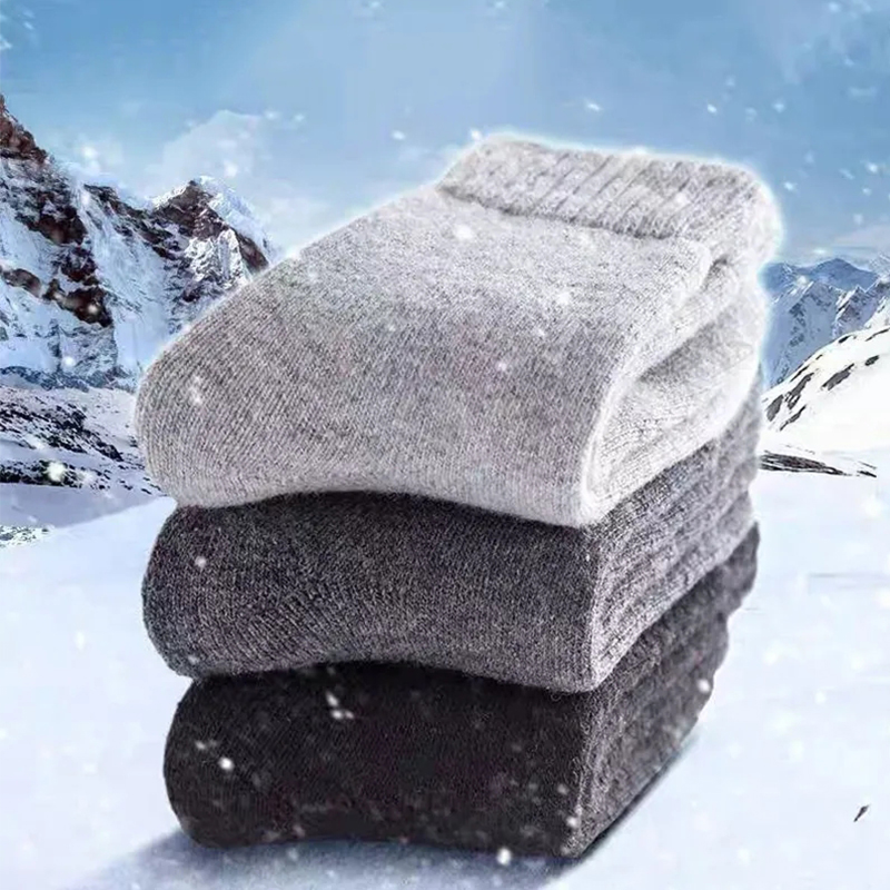1 คู่ฤดูหนาวผู้หญิงอบอุ่นถุงเท - Thermal Sock Wool บทวิจารณ์และราคา