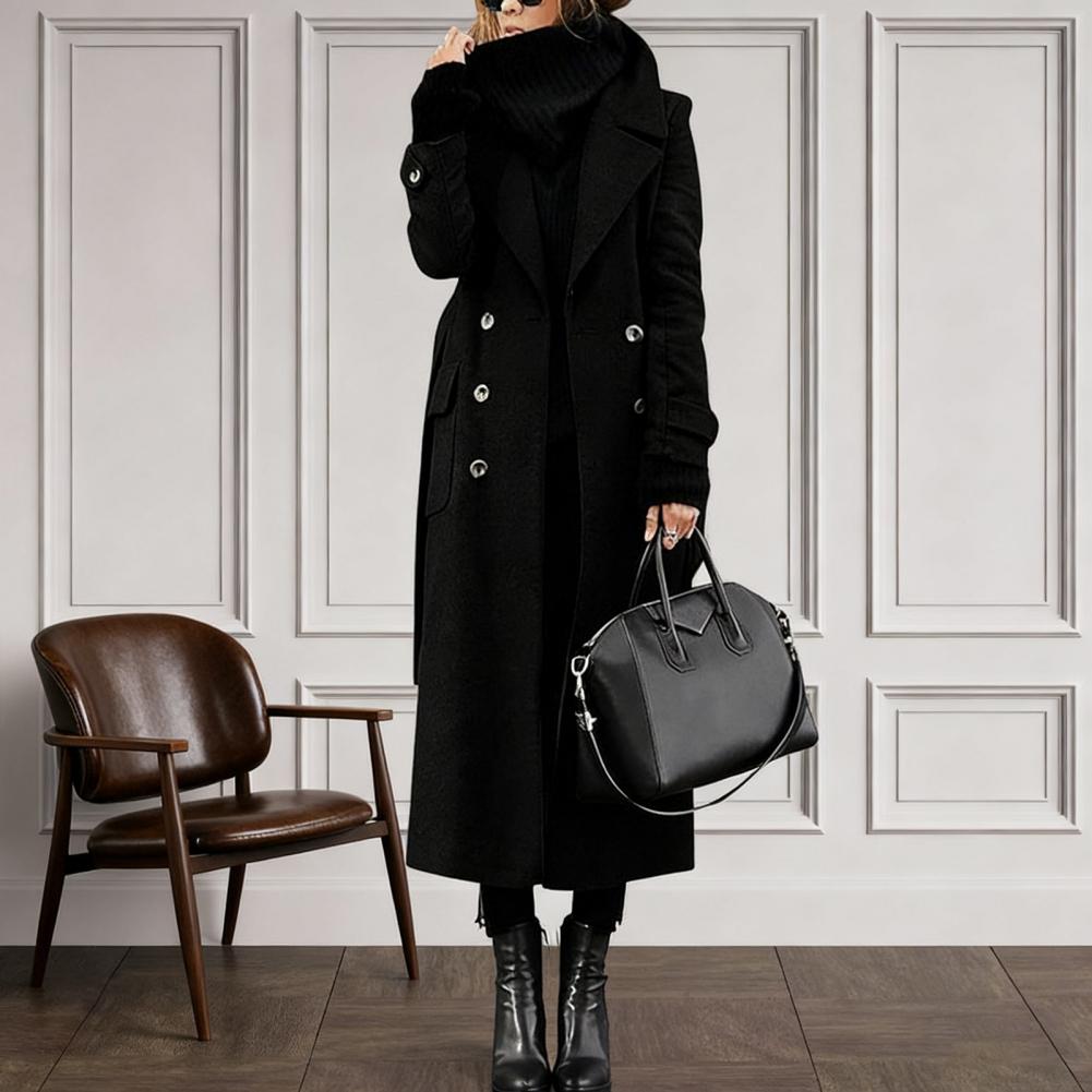 เสื้อโค้ทผู้หญิง เสื้อโค้ททรงเ - Wool Coat Peacoat บทวิจารณ์และราคา