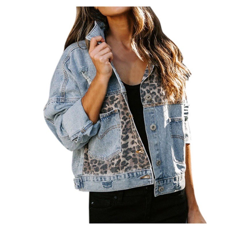เสือดาวเย็บ DENIM แจ็คเก็ตผู้ห - Down Jacket Packable บทวิจารณ์และราคา