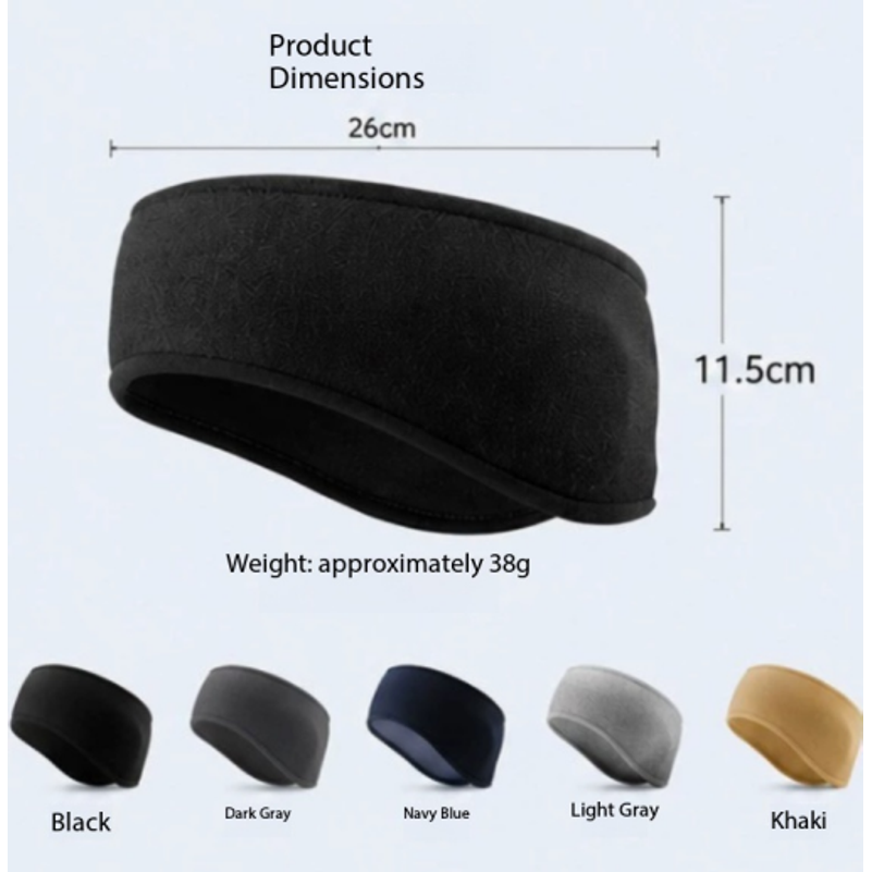 ที่คาดผมสำหรับปั่นจักรยานกลางแ - Winter Headband Fleece บทวิจารณ์และราคา