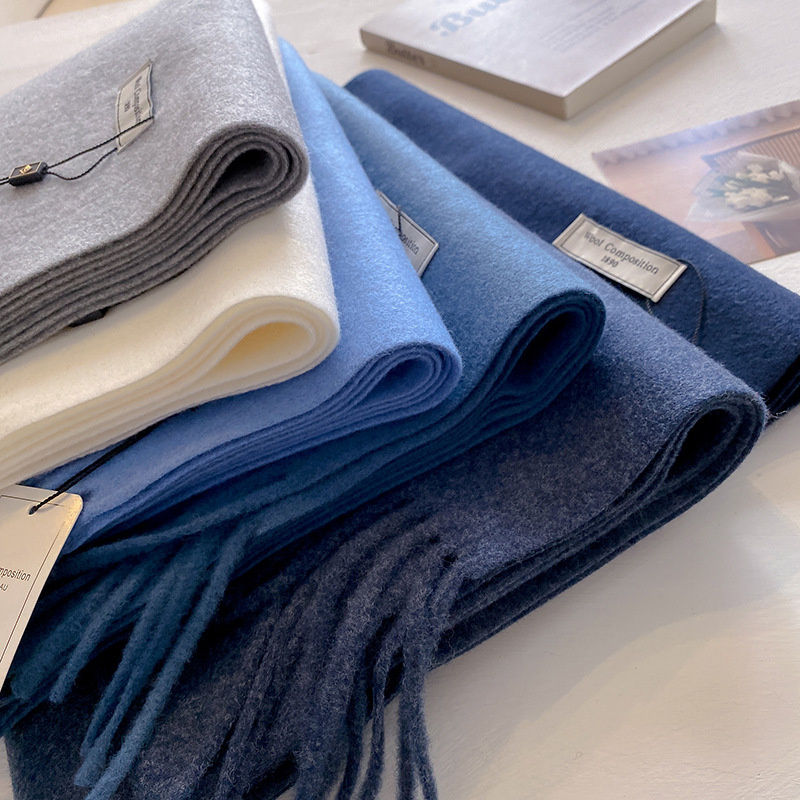 2024ผ้าพันคอขนสัตว์ฤดูหนาวผู้ห - Cashmere Pashmina Wrap บทวิจารณ์และราคา