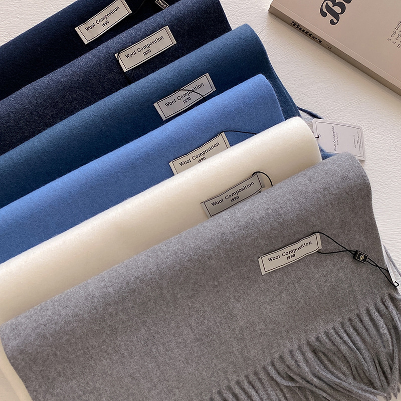 2024ผ้าพันคอขนสัตว์ฤดูหนาวผู้ห - Cashmere Pashmina Wrap บทวิจารณ์และราคา