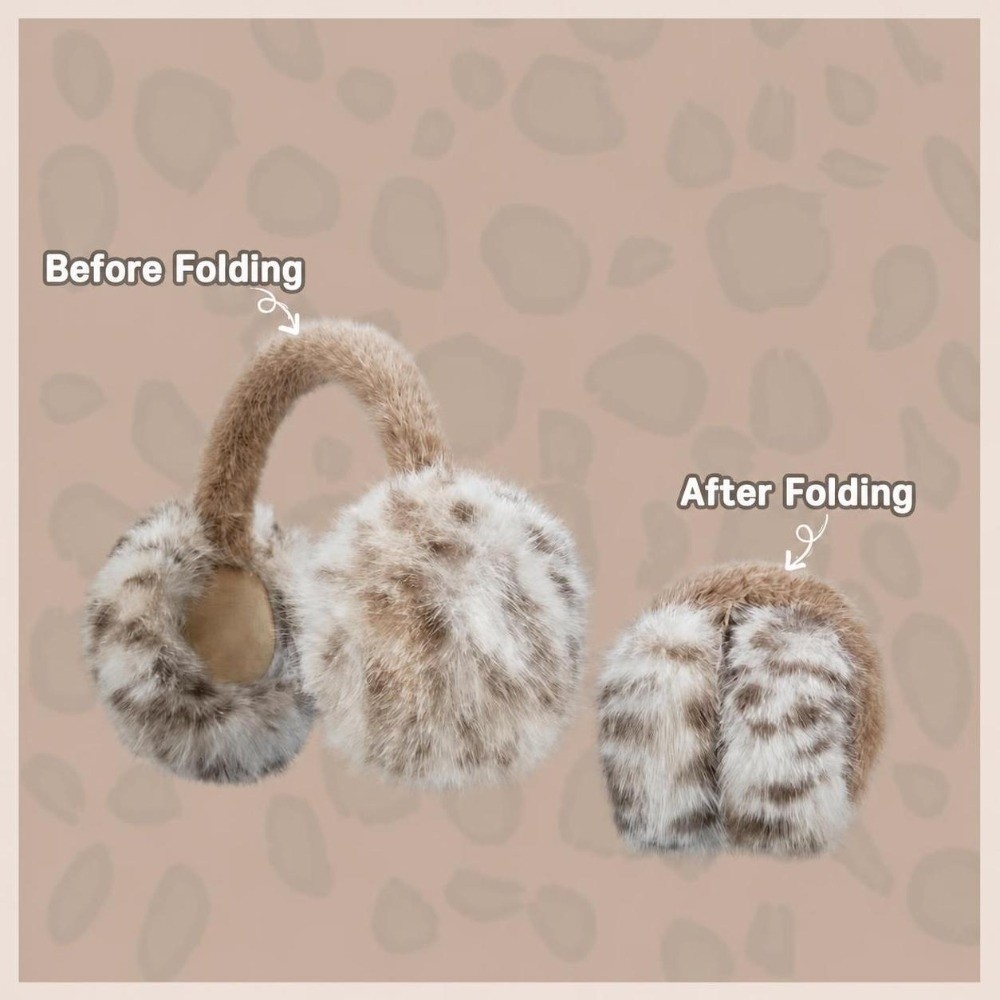 ที่ปิดหูกันลมขนเฟอร์เทียม นุ่ม - Earmuffs Foldable บทวิจารณ์และราคา
