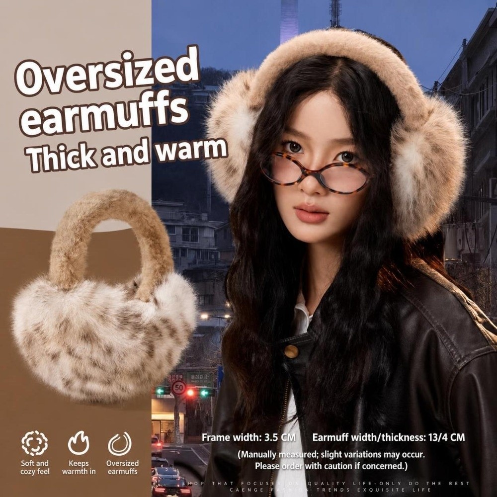 ที่ปิดหูกันลมขนเฟอร์เทียม นุ่ม - Earmuffs Foldable บทวิจารณ์และราคา